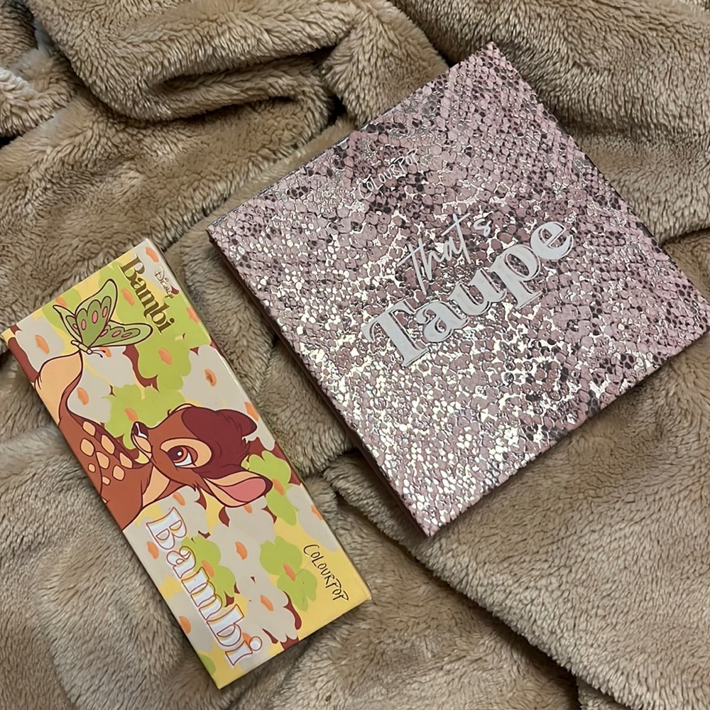 Colourpop Bambi + That’s Taupe palette